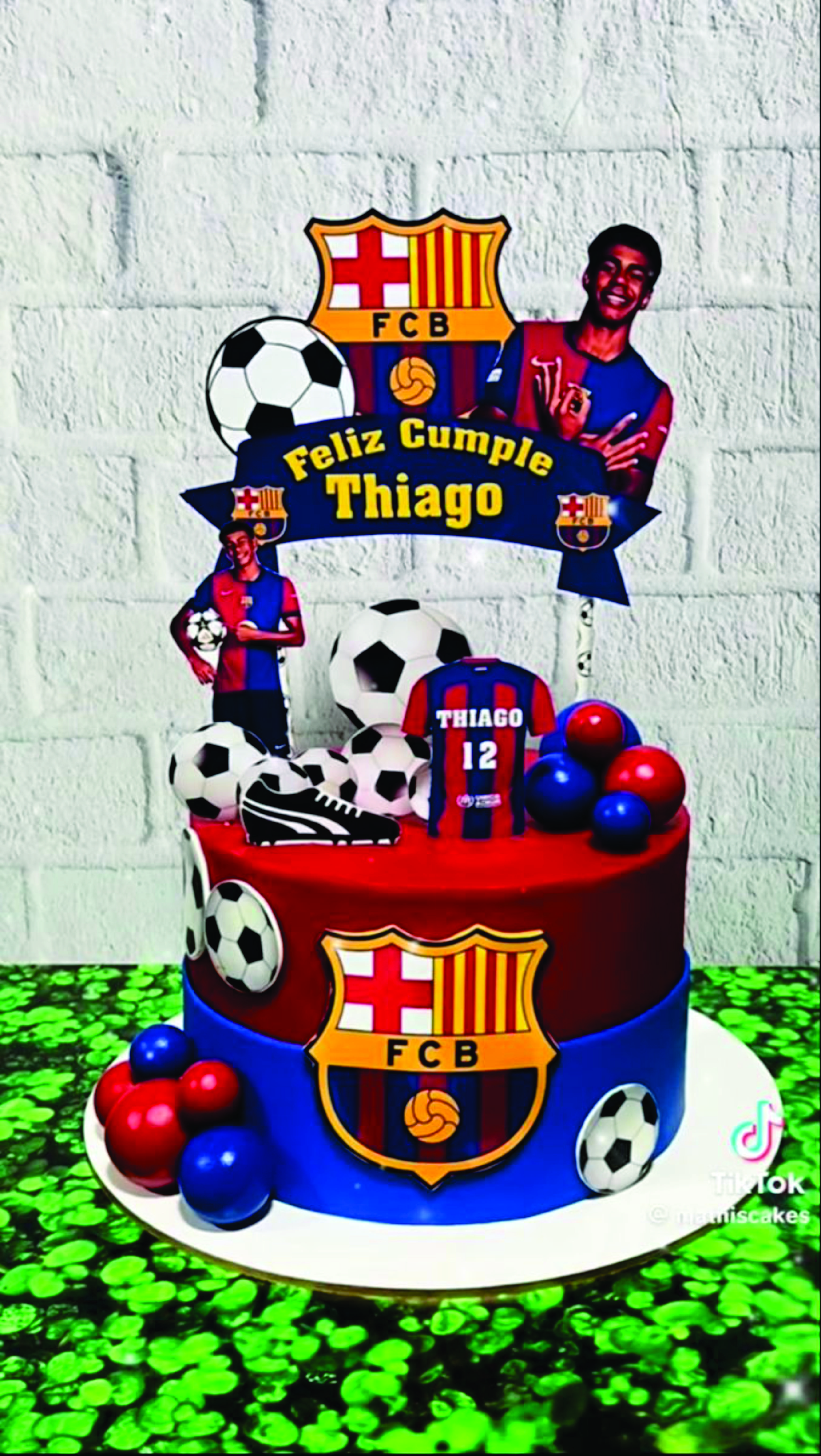 Topper de bolo BARCELONA para festa