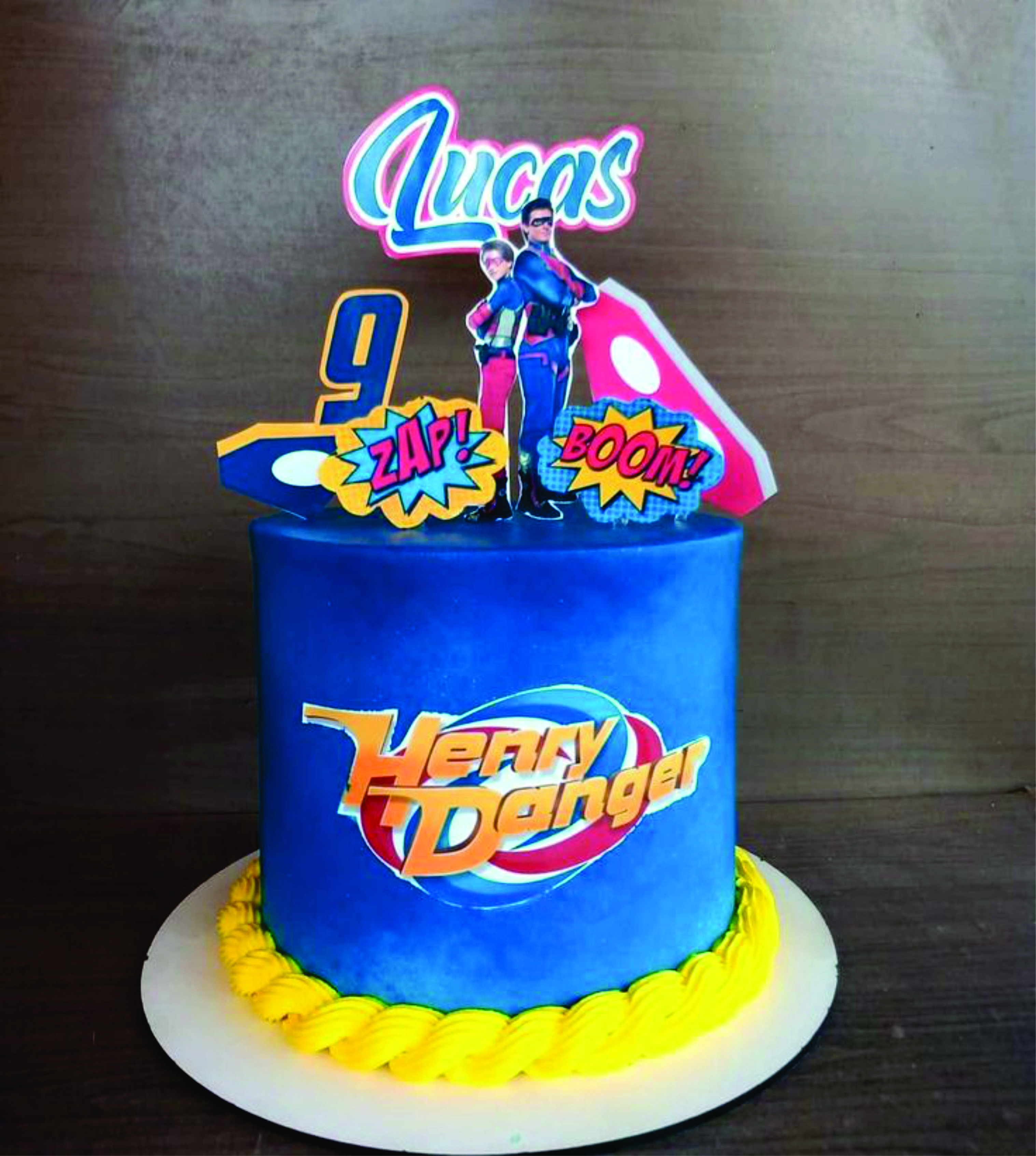 Topper de bolo HENNRY DANGER para festa