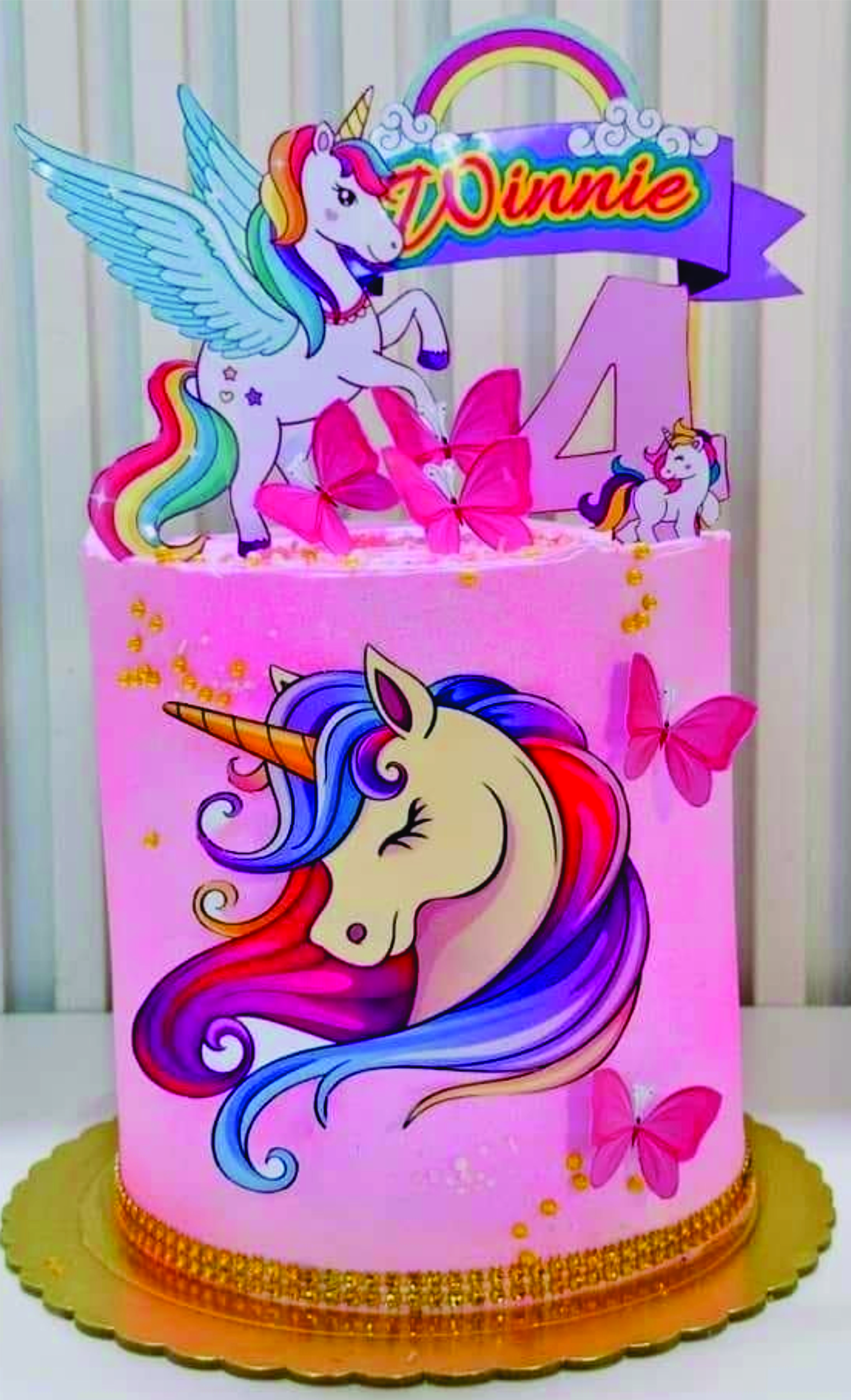 Topper de bolo UNICORNIO para festa
