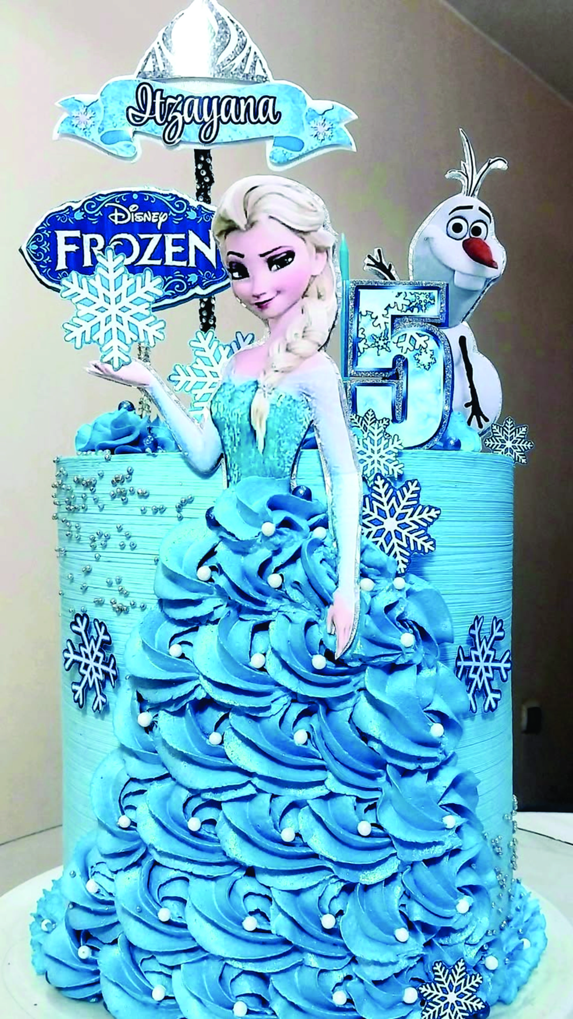 Topper de bolo Frozen para festa