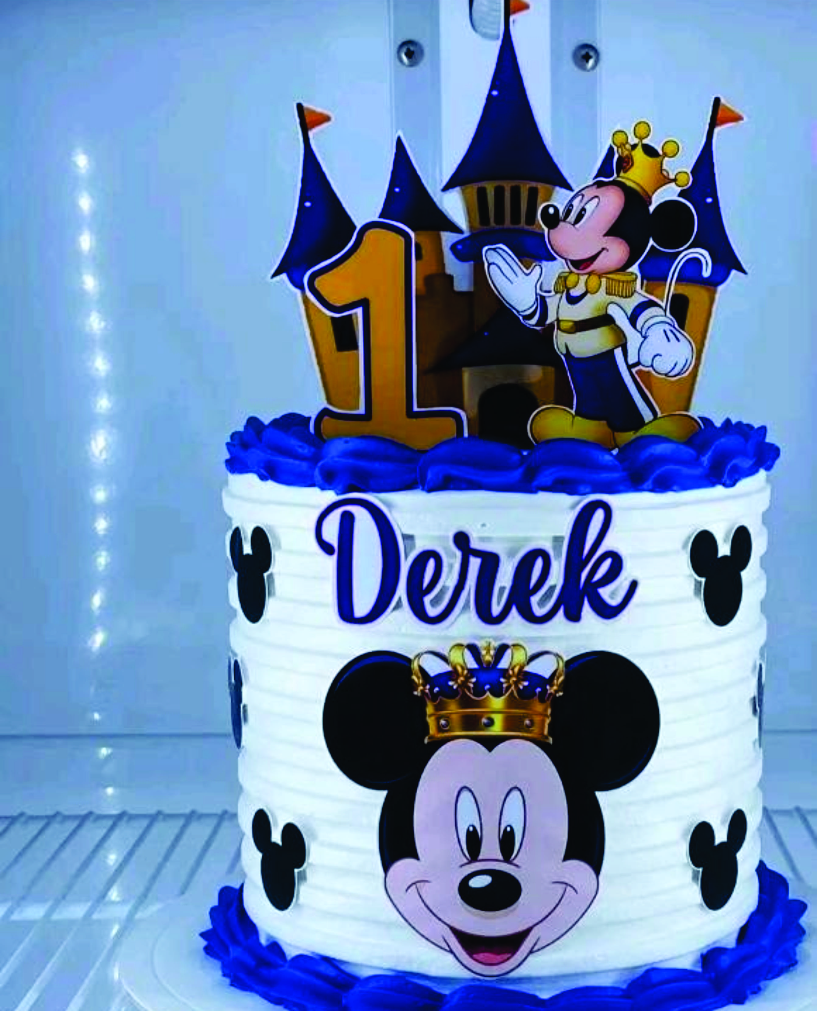 Topper de bolo Mikey Mouse para festa